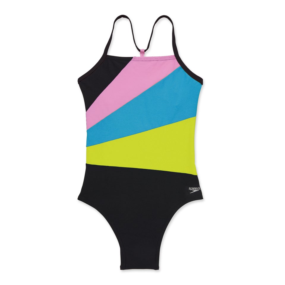 Women's Radiating Splice One Piece Blue