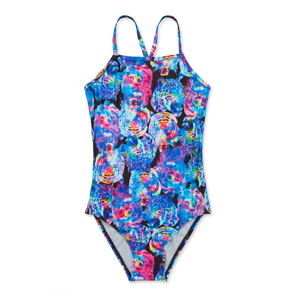 Print Strappy Back One Piece