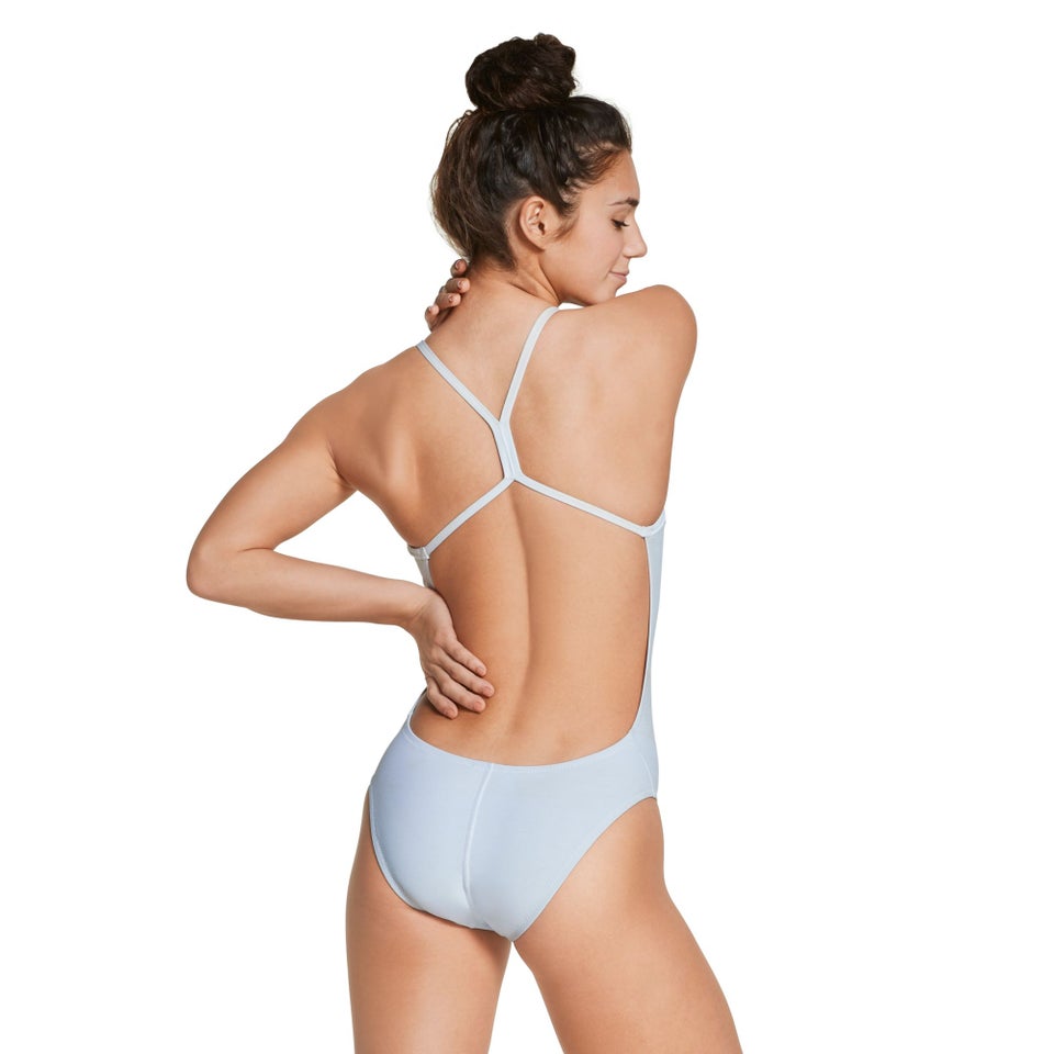 The One Back Graphic One Piece White/Multi