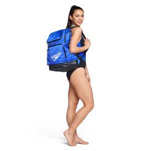 Women's Spark Splice Crossback One Piece Black