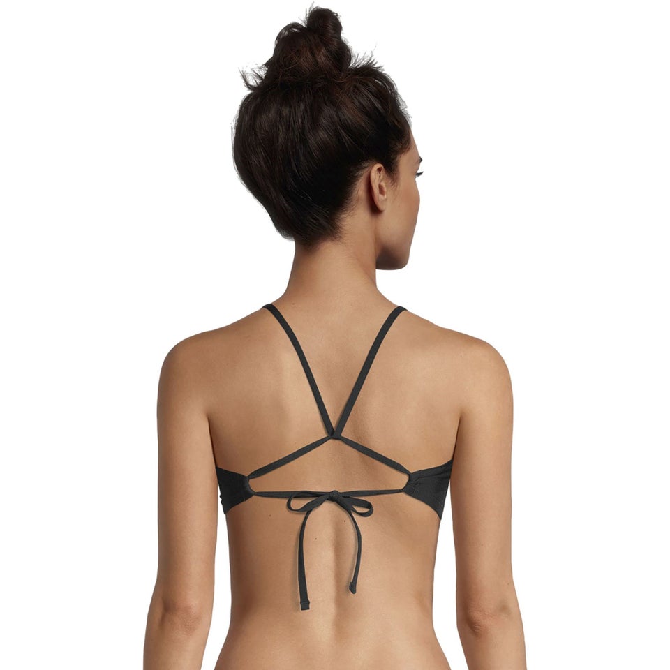 Solid Tie Back Bikini Top