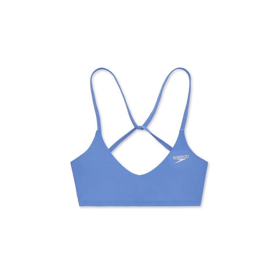 Solid Tie Back Bikini Top