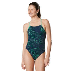 Women's Galactic Highway One Back One Piece Blue - 20