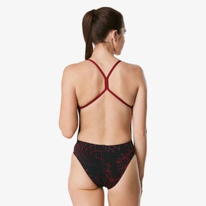 Women's Galactic Highway One Back One Piece Red