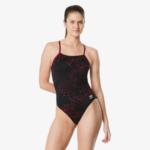 Women's Galactic Highway One Back One Piece Red