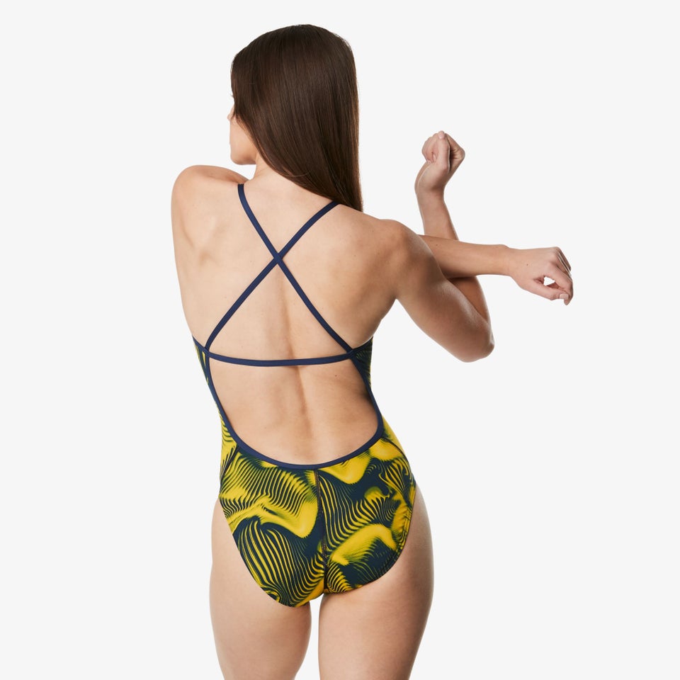 Women's Fusion Vibe CrossBack One Piece Navy