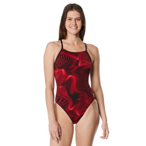 Women's Fusion Vibe CrossBack One Piece Red