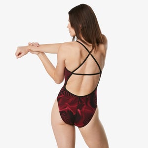 Fusion Vibe CrossBack One Piece Maroon