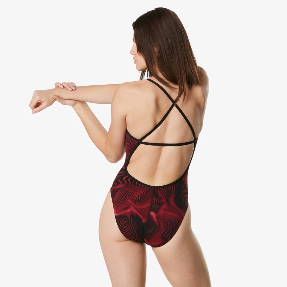 Fusion Vibe CrossBack One Piece Maroon