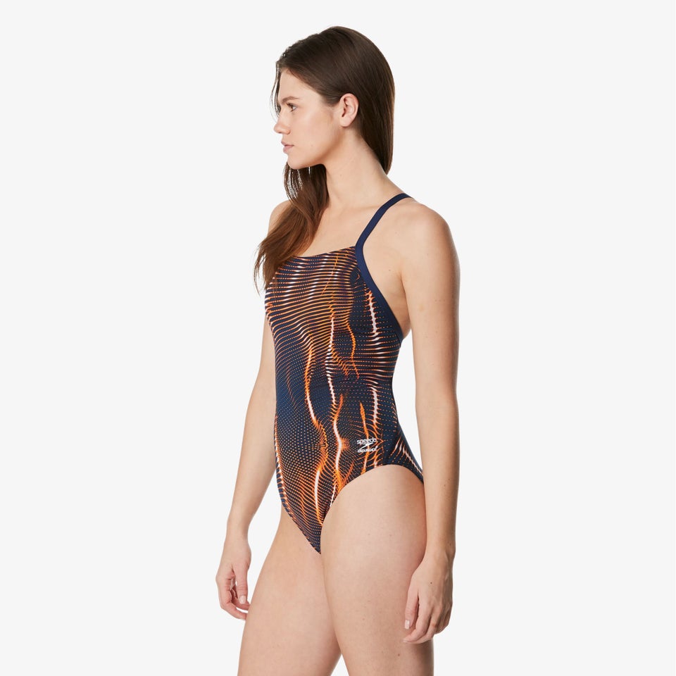 Women's Solar Boom Flyback One Piece Navy