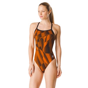 Fierce Flow Flyback One Piece - Orange | Size 20