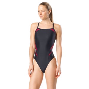 Women's Tone Setter Splice Flyback One Piece Black