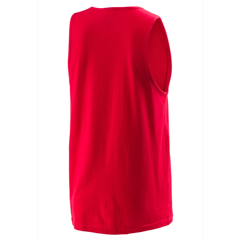 Men's Vintage Logo Tank Red