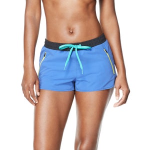 Colorblock Woven Short - Blue | Size L