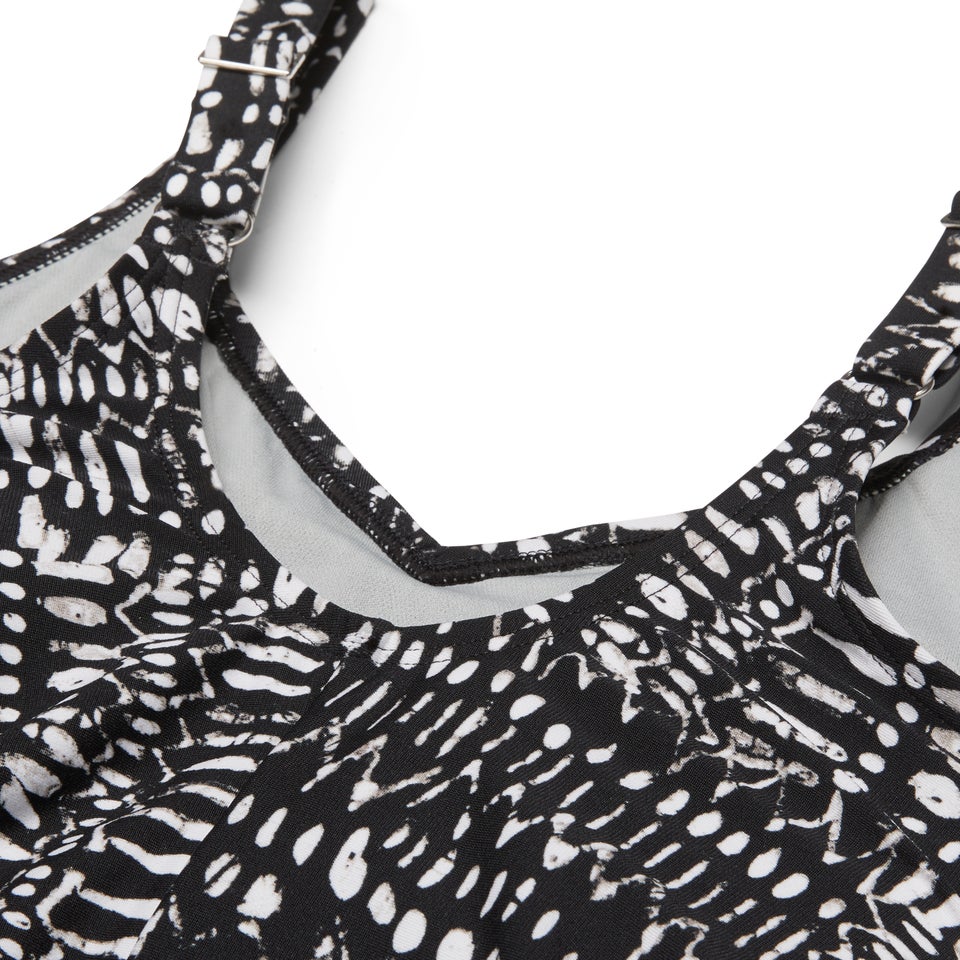 Printed Sweetheart One Piece