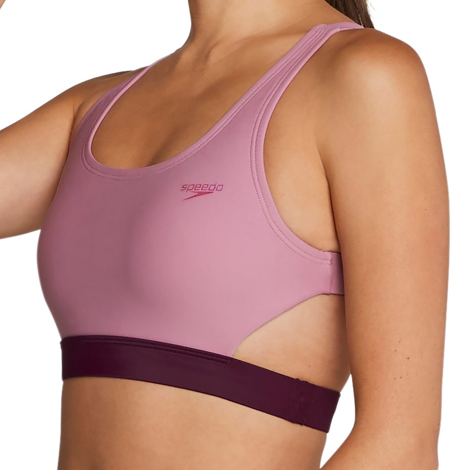 Keyhole Bikini Top Pink