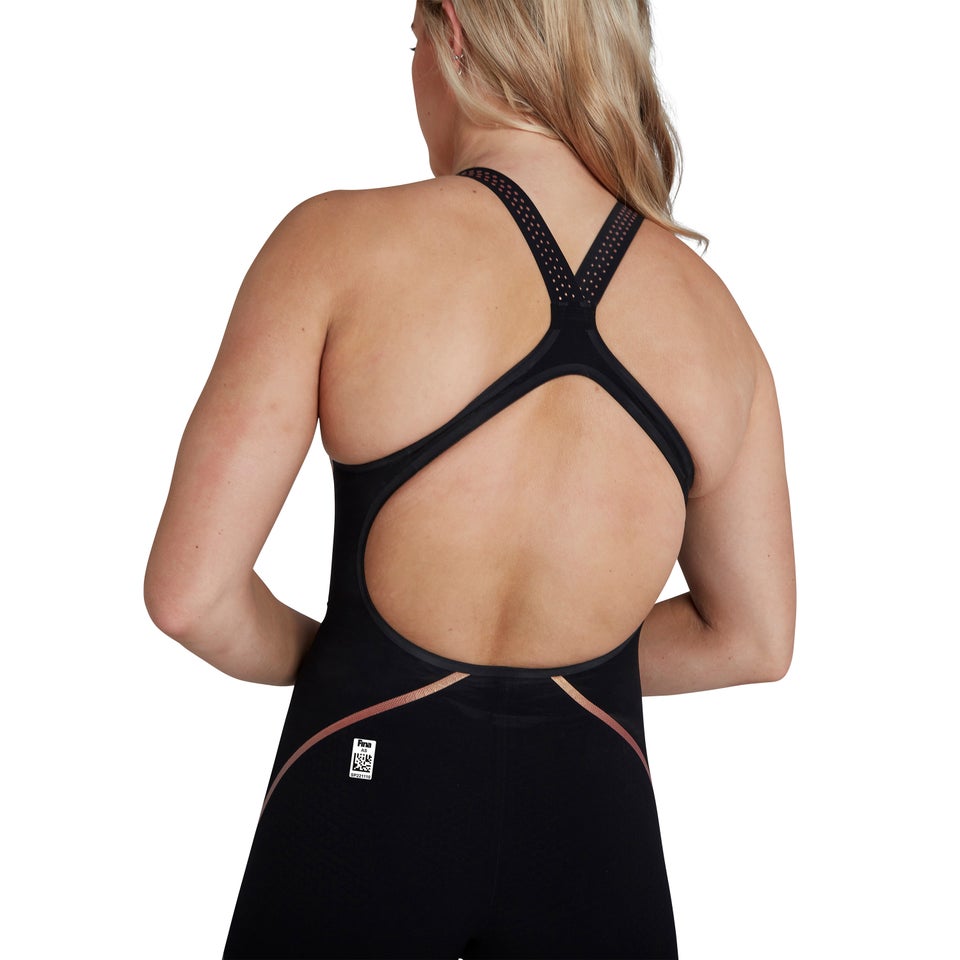 Fastskin Printed Sonic Scorch Intent Open Back Kneeskin - World Aquatics Approved