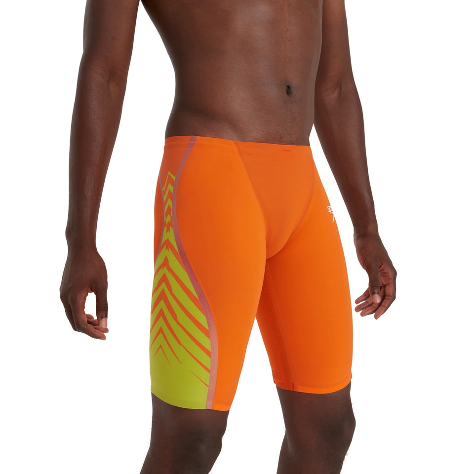 Men's Fastskin LZR Sonic Scorch Printed Intent Jammer Orange