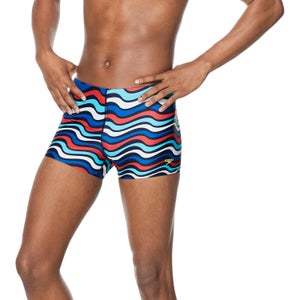 Men's Printed Square Leg Red