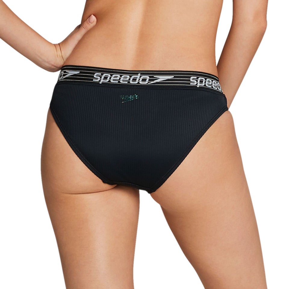 Stripe Logo Bikini Bottom