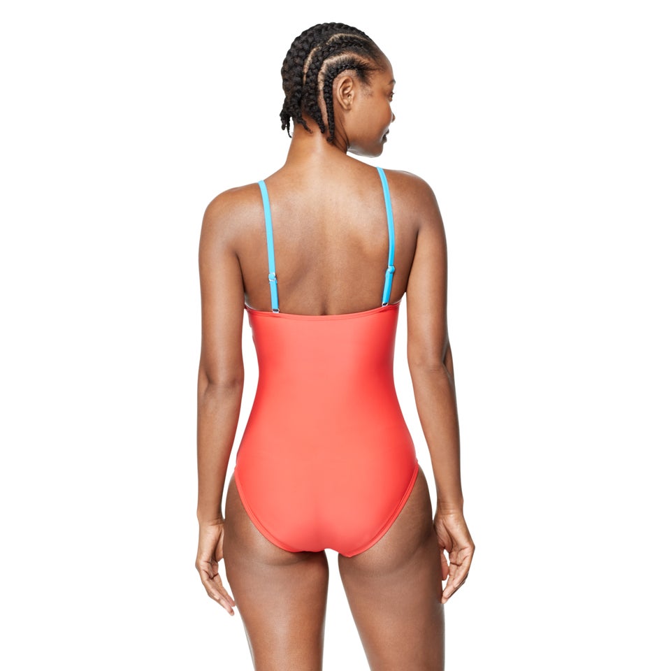 Adjustable Colorblock One Piece