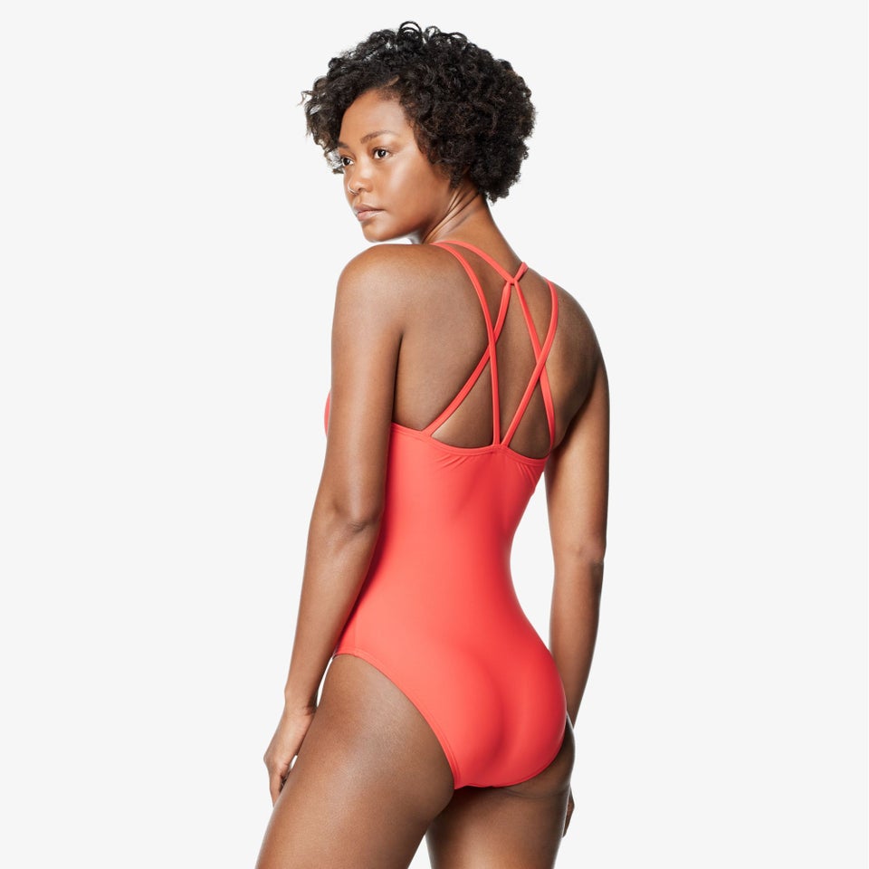 Strappy V-Neck One Piece
