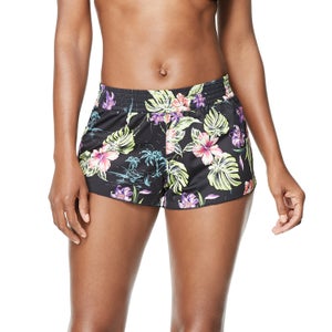 Printed Coverup Short - Black |Size L