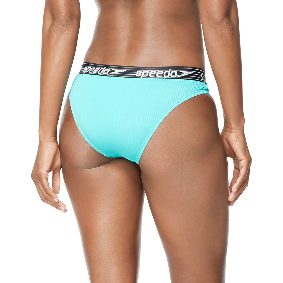 Rib Logo Bikini Bottom