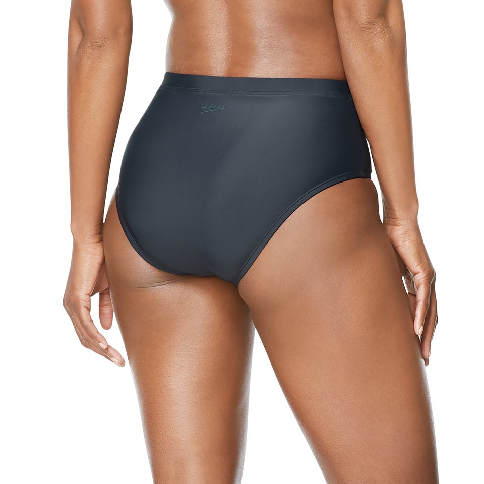 Women's High Waist Bikini Bottom Black