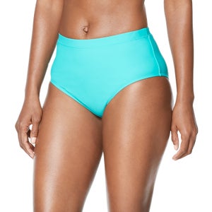 High Waist Bikini Bottom - Aqua | Size L