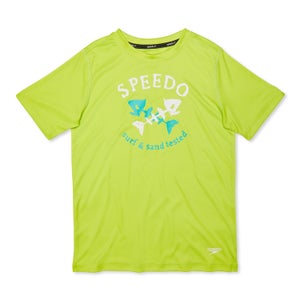 Short Sleeve Graphic Swim Shirt - Lime | Size L