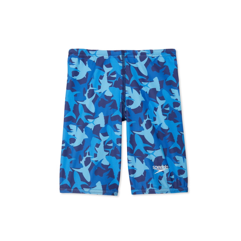 Begin To Swim Shark Printed Jammer