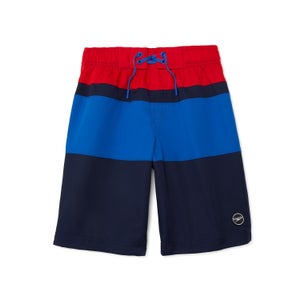 Boy's Colorblock Boardshort Blue