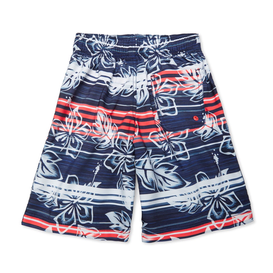 Floral Printed Boardshort 17"