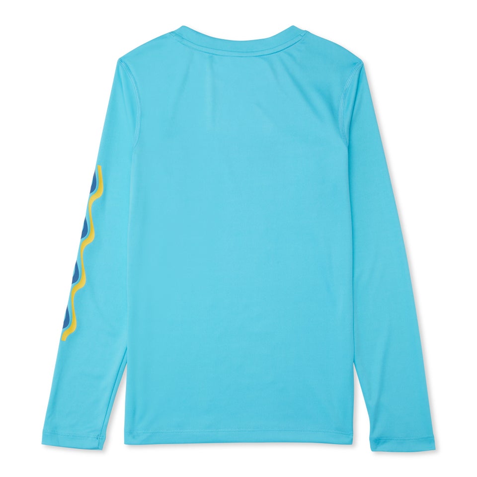 Long Sleeve Graphic Swim Shirt