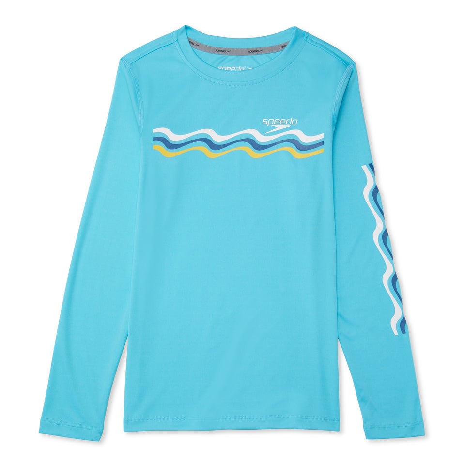 Long Sleeve Graphic Swim Shirt