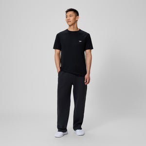 Men's New Easy Short Sleeve Swim Rashguard Black