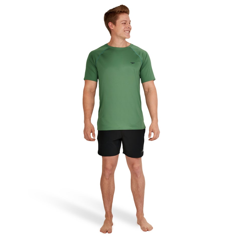 Easy Solid Short Sleeve Swim Rashguard