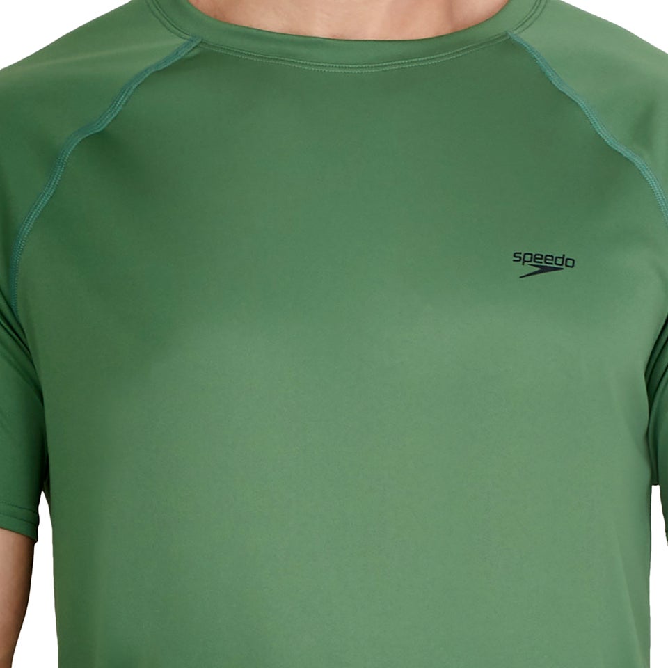 Easy Solid Short Sleeve Swim Rashguard