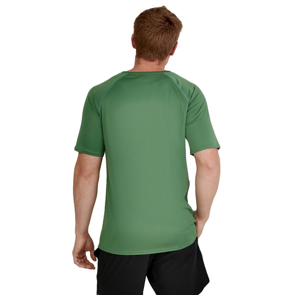 Easy Solid Short Sleeve Swim Rashguard