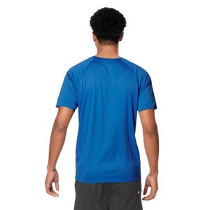 Men's New Easy Short Sleeve Rashguard Blue