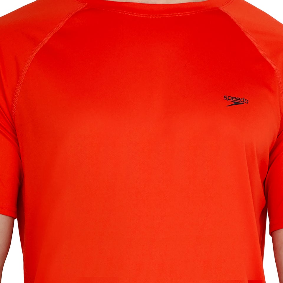 Easy Solid Short Sleeve Swim Rashguard