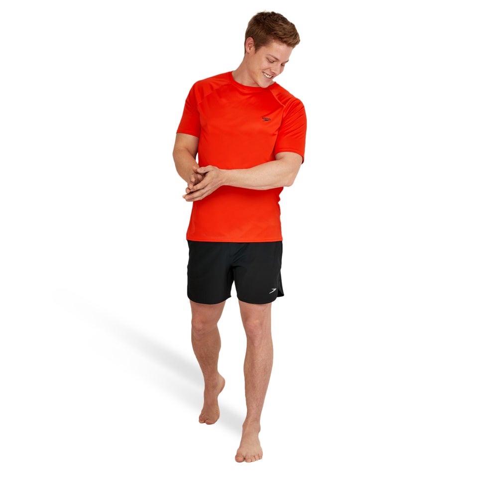 Easy Solid Short Sleeve Swim Rashguard