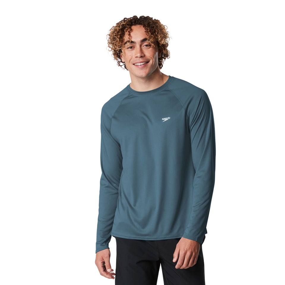 Easy Solid Long Sleeve Swim Rashguard