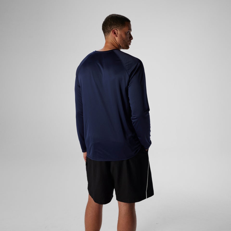 Men's New Easy Long Sleeve Granite Rashguard Navy