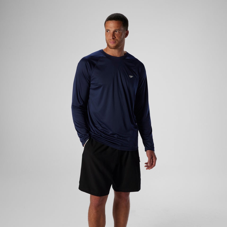 Men's New Easy Long Sleeve Granite Rashguard Navy