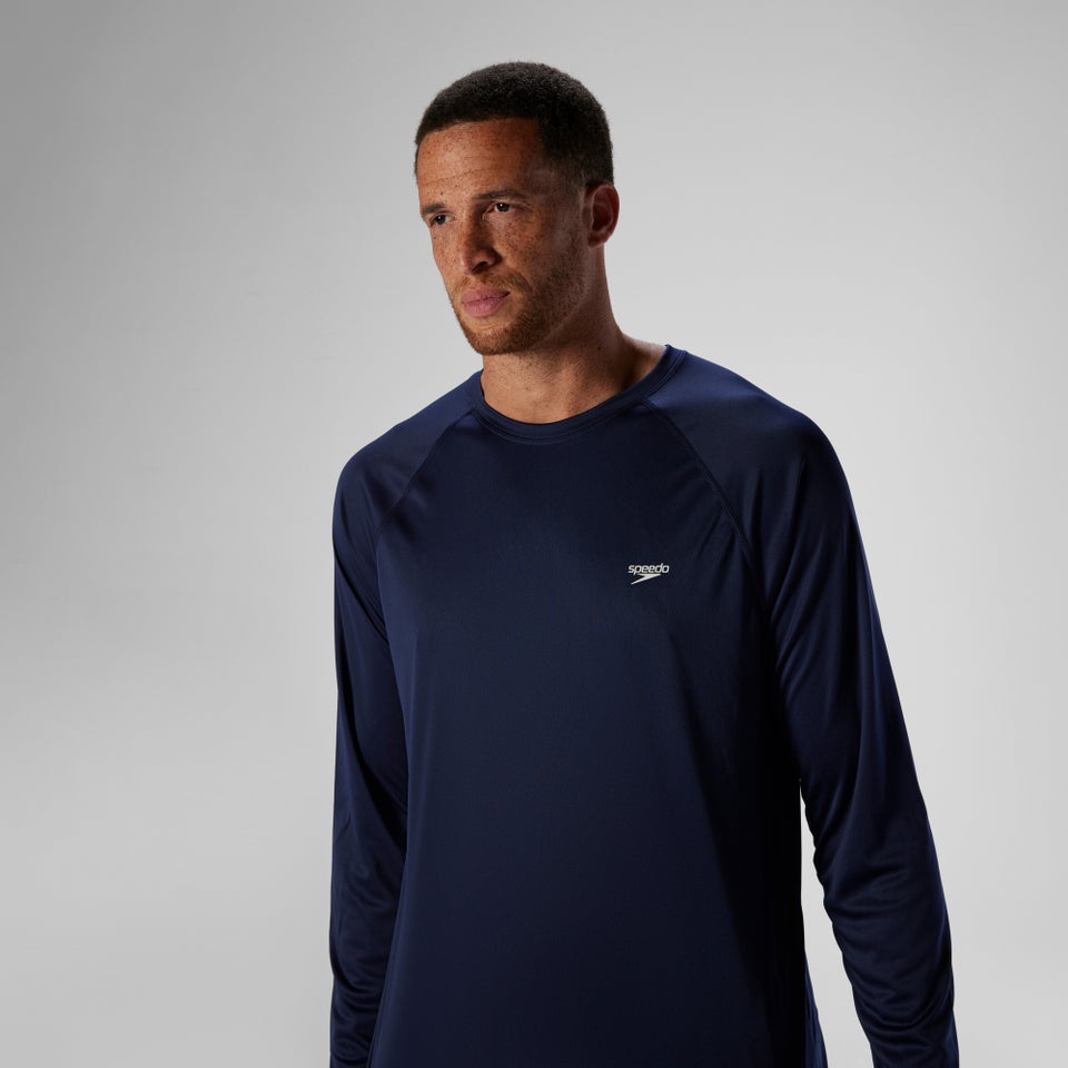 Men's New Easy Long Sleeve Granite Rashguard Navy