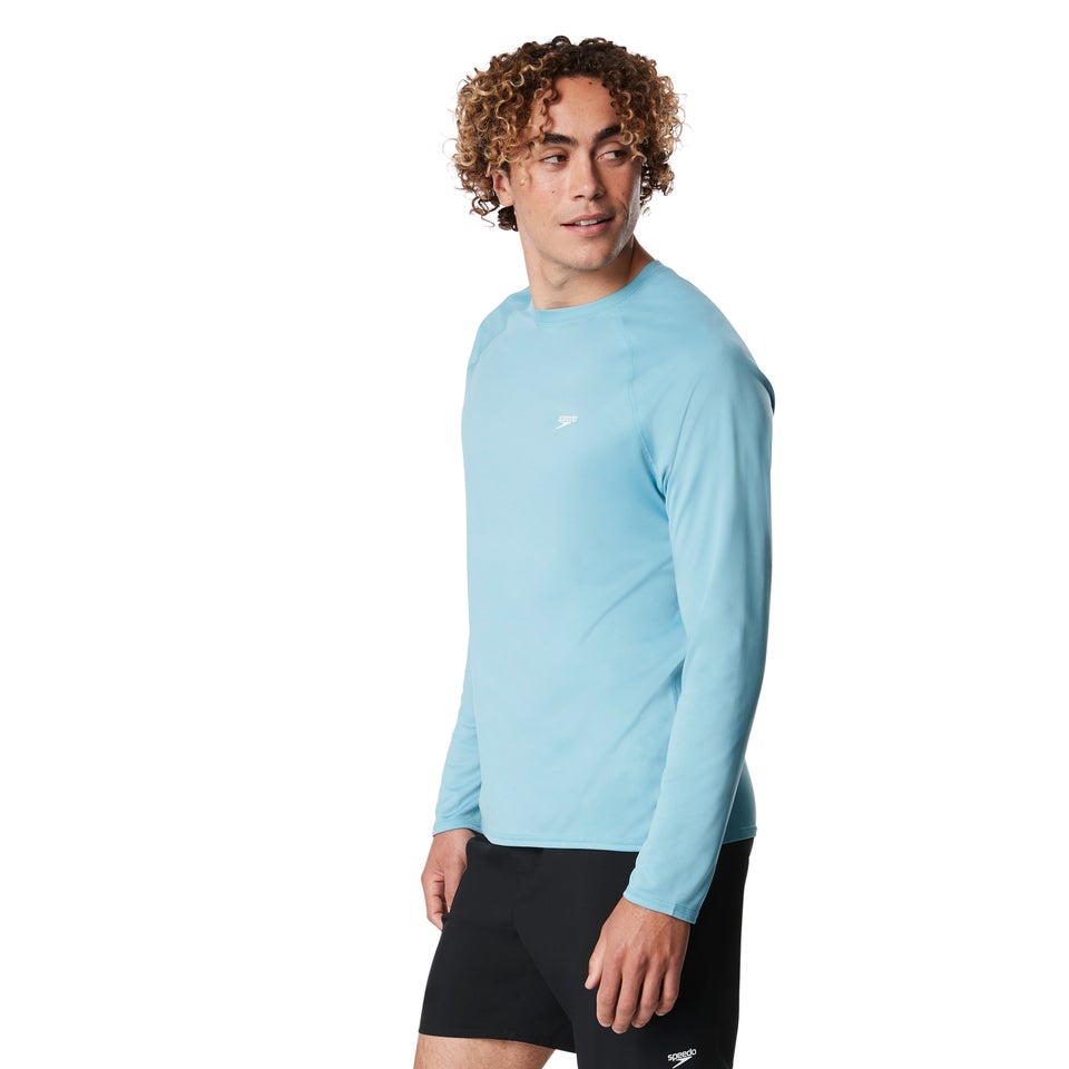 Easy Solid Long Sleeve Swim Rashguard