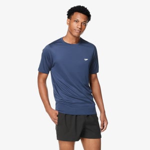 Graphic Short Sleeve Swim Rashguard - Navy |Size L