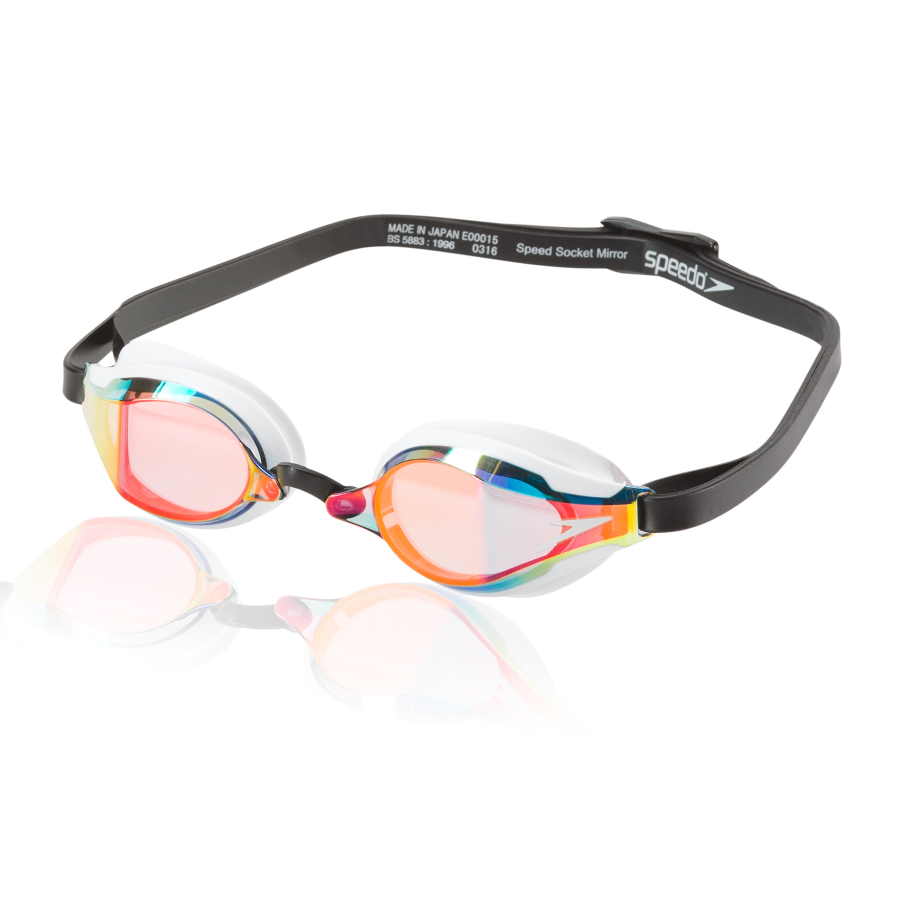 Speed Socket 2.0 Mirrored Goggles White | Speedo USA